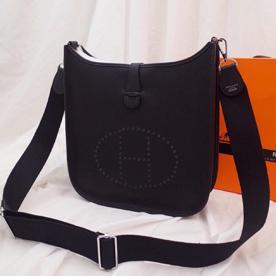 에르메스 에블린29 블랙 은장